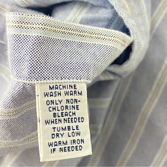 Men’s Ralph Lauren Blue Label Classic Fit Shirt
Blue Striped Chambray Size 17.5 - Picture 5 of 11